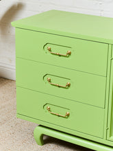 Load image into Gallery viewer, Key Lime Hollywood Regency Dresser
