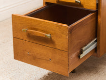 Load image into Gallery viewer, Left Facing Boomerang Wood Vintage Desk