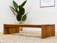 Load image into Gallery viewer, Oak and boho Smoked Glass 1970’s Coffee Table