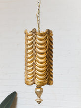 Load image into Gallery viewer, Italian 1960’s Vintage pair of Gold Draped Swag Lamps