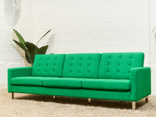 Load image into Gallery viewer, Don Sofa in Grass Green Tweed