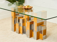 Load image into Gallery viewer, Rare Paul Evans Mid Century Cityscape Burlwood and Chrome Dining Table