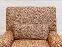 Load image into Gallery viewer, Vintage Rocking Chair in Nubby Fabric New Upholstery