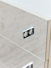 Load image into Gallery viewer, Vintage 1970’s Drawer Atomic Glass Dresser