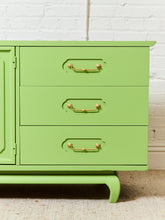 Load image into Gallery viewer, Key Lime Hollywood Regency Dresser