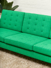 Load image into Gallery viewer, Don Sofa in Grass Green Tweed