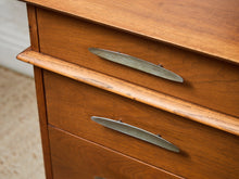 Load image into Gallery viewer, Mid-Century Modern Four-Drawer Walnut Writing Desk by Sligh Lowry