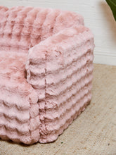 Load image into Gallery viewer, Shaggy Pink Sofa