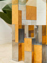 Load image into Gallery viewer, Rare Paul Evans Mid Century Cityscape Burlwood and Chrome Dining Table