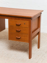 Load image into Gallery viewer, Teak Desk with Flip Top