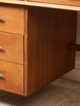 Load image into Gallery viewer, Mid-Century Modern Four-Drawer Walnut Writing Desk by Sligh Lowry