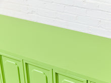 Load image into Gallery viewer, Key Lime Hollywood Regency Dresser