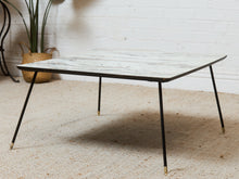 Load image into Gallery viewer, Faux Marble 1960’s Coffee Table