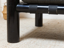 Load image into Gallery viewer, Vintage 1970s Black Lacquered Sofa