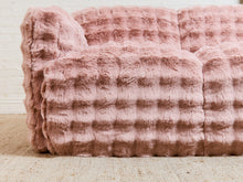 Load image into Gallery viewer, Shaggy Pink Sofa