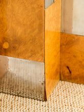 Load image into Gallery viewer, Rare Paul Evans Mid Century Cityscape Burlwood and Chrome Dining Table