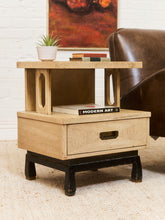 Load image into Gallery viewer, 2 Tier Side Table with Drawer