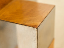 Load image into Gallery viewer, Rare Paul Evans Mid Century Cityscape Burlwood and Chrome Dining Table