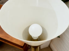 Load image into Gallery viewer, Brass Tubular Vintage Torchiere