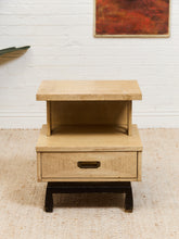 Load image into Gallery viewer, 2 Tier Side Table with Drawer