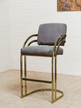 Load image into Gallery viewer, Pair of Vintage Deco Baughman Style Bar Stools