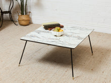 Load image into Gallery viewer, Faux Marble 1960’s Coffee Table