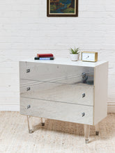 Load image into Gallery viewer, Vintage 1970’s Drawer Atomic Glass Dresser
