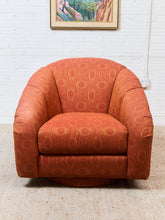 Load image into Gallery viewer, Orange Vintage Club Chair
