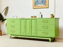 Load image into Gallery viewer, Key Lime Hollywood Regency Dresser