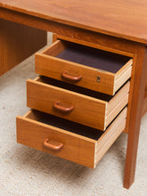 Load image into Gallery viewer, Teak Desk with Flip Top