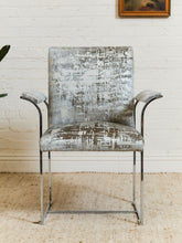 Load image into Gallery viewer, Milo Baughman Dining Chairs in Knoll Fabric set of 8