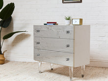 Load image into Gallery viewer, Vintage 1970’s Drawer Atomic Glass Dresser