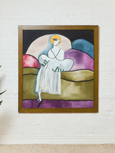 Load image into Gallery viewer, Seated Woman and Pillows from The Essence of the mode of the day Study Painting Art Deco style