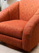 Load image into Gallery viewer, Orange Vintage Club Chair