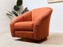 Load image into Gallery viewer, Orange Vintage Club Chair