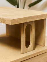 Load image into Gallery viewer, 2 Tier Side Table with Drawer