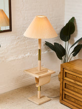 Load image into Gallery viewer, White Oak Magazine Floor Lamp