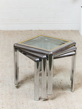 Load image into Gallery viewer, Paul Evans Chrome End Table