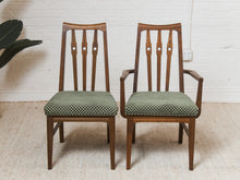 Load image into Gallery viewer, Broyhill Olive Green Vintage Dining Chairs