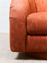 Load image into Gallery viewer, Orange Vintage Club Chair