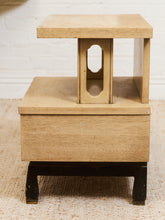 Load image into Gallery viewer, 2 Tier Side Table with Drawer