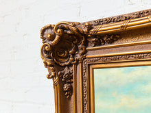 Load image into Gallery viewer, The Three Horsemen vintage, painting and gorgeous Italian frame a