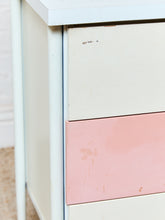 Load image into Gallery viewer, Pink Vintage Desk as Found