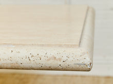 Load image into Gallery viewer, Travertine Post Modern Dining Table