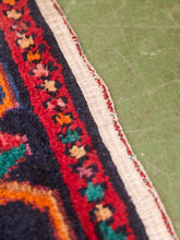 Load image into Gallery viewer, Antique Vintage Afghan Runner