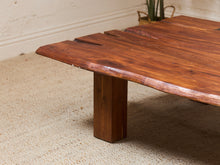 Load image into Gallery viewer, Primitive Raw Wood Live Edge Estate Coffee Table