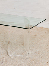 Load image into Gallery viewer, Post Modern Mid Century Lucite Coffee Table