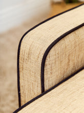 Load image into Gallery viewer, Two Tone Retro Style Loveseat Settee