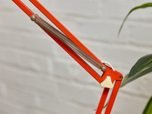 Load image into Gallery viewer, Midcentury Orange Industrial Desk Lamp