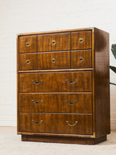 Load image into Gallery viewer, Vintage Drexel Campaign Highboy